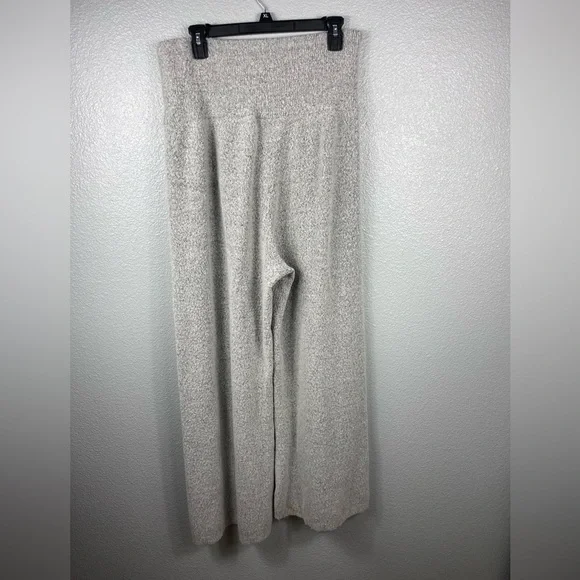Gabrielle Union New York & Company Grey High Rise Sweater Wide Leg Lounge Pants - Picture 6 of 11